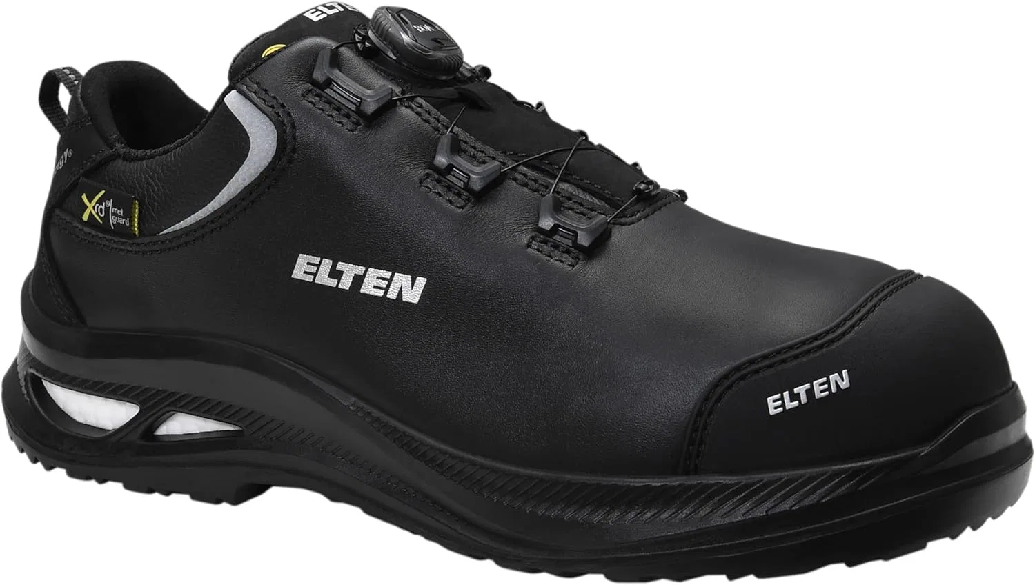 Защитная обувь ELTEN Terence XXG PRO BOA M Black Low ESD S3S HI для мужчин и женщин, кожа, пластиковый носок, легкая, прочная