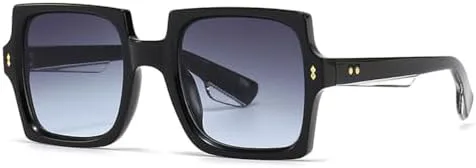 

Большие ретро-солнцезащитные очки для женщин, панк-стиль, градиентные очки, защита от УФ-излучения UV400, большие солнцезащитные очки для мужчин MTZJH, 5