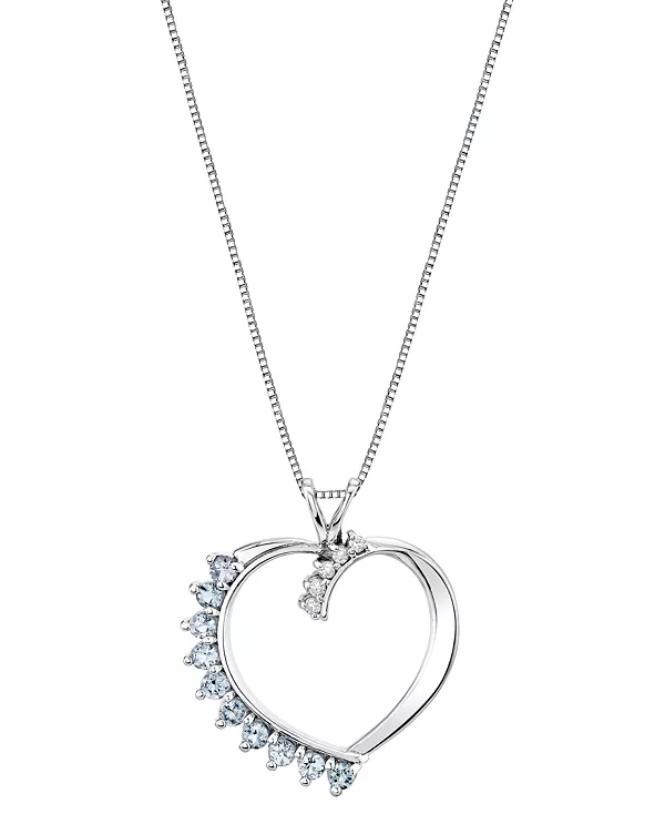 

Ожерелье с подвеской в форме сердца длиной 18 дюймов из 10-каратного золота (также из танзанита) с рубинами (1/2 карата) и бриллиантами Macy'S, tanzanite