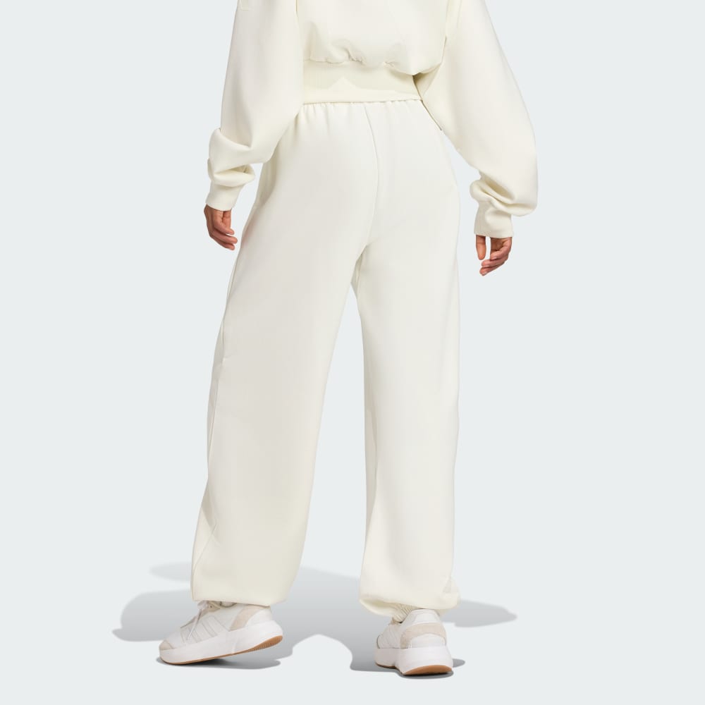 Спортивные брюки Adidas Soft Lux Loose Pant, цвет Off White — фото 2