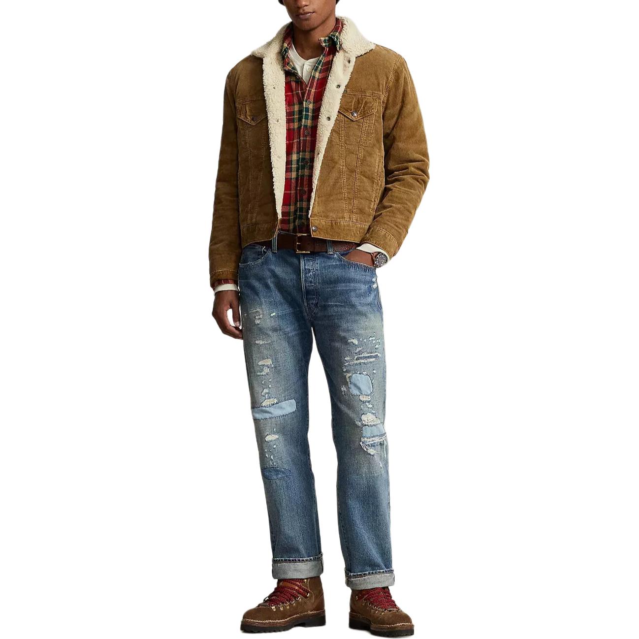 Polo Ralph Lauren Куртка мужская коричневая, Brown — фото 4