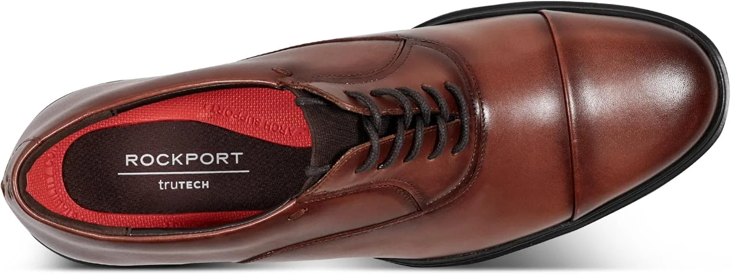 Мужские туфли Rockport Keefe Oxford, Medium Natural — фото 4