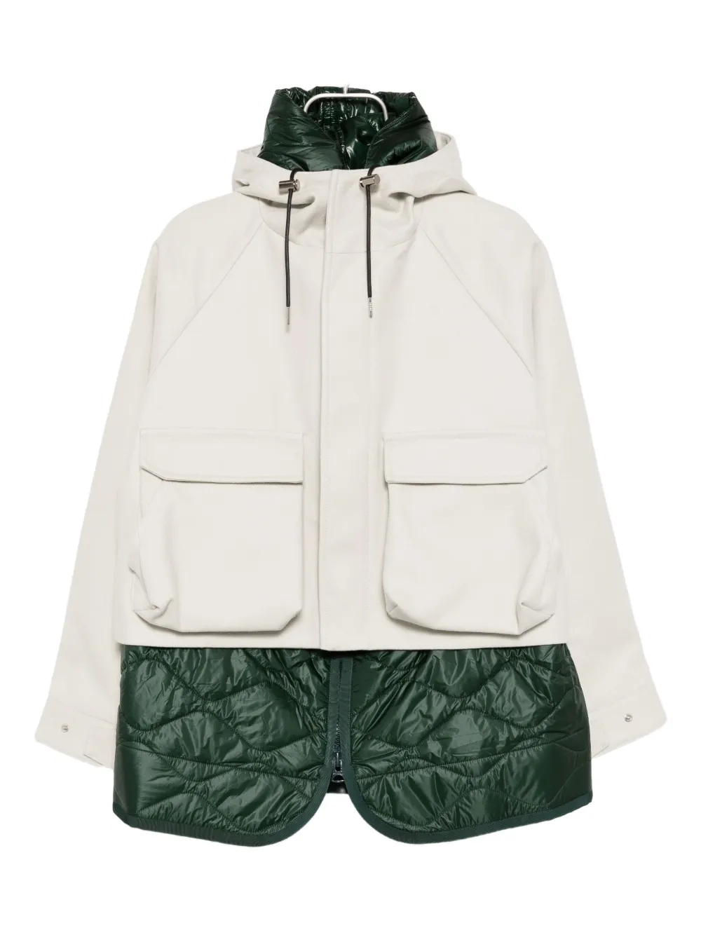 

Шерстяной пиджак SACAI, нейтральный