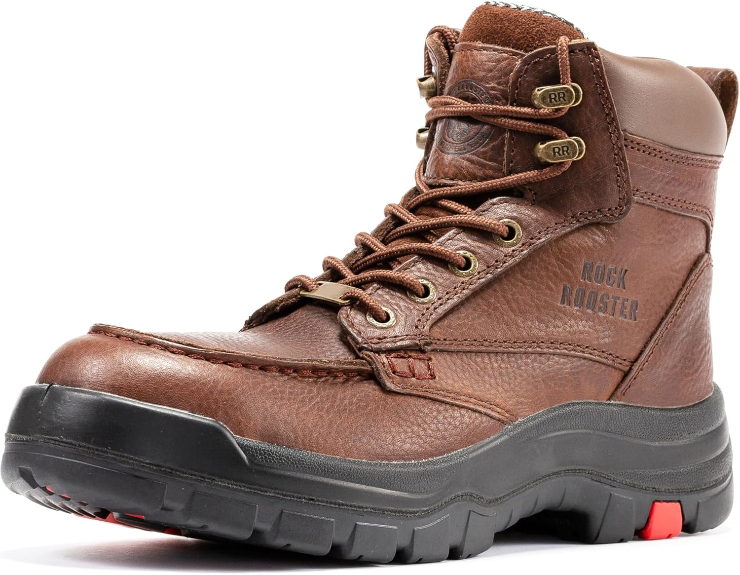 

Ботинки ROCKROOSTER для мужчин, масляная кожа, 15 см, прочные широкие туфли (AK370-AK371-AK372), Ak371, Soft Toe