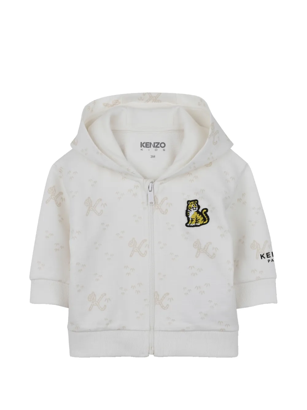 Спортивный костюм с логотипом Kenzo Kids, белый — фото 3