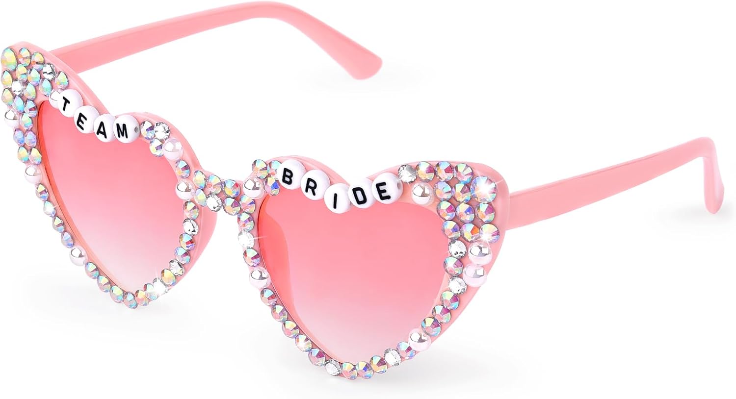 

Солнцезащитные очки Etercycle в форме сердца, солнцезащитные очки для команды невесты, подарки для подружек невесты, очки в форме сердца, аксессуары для девичника и свадьбы, Team Bride Pink