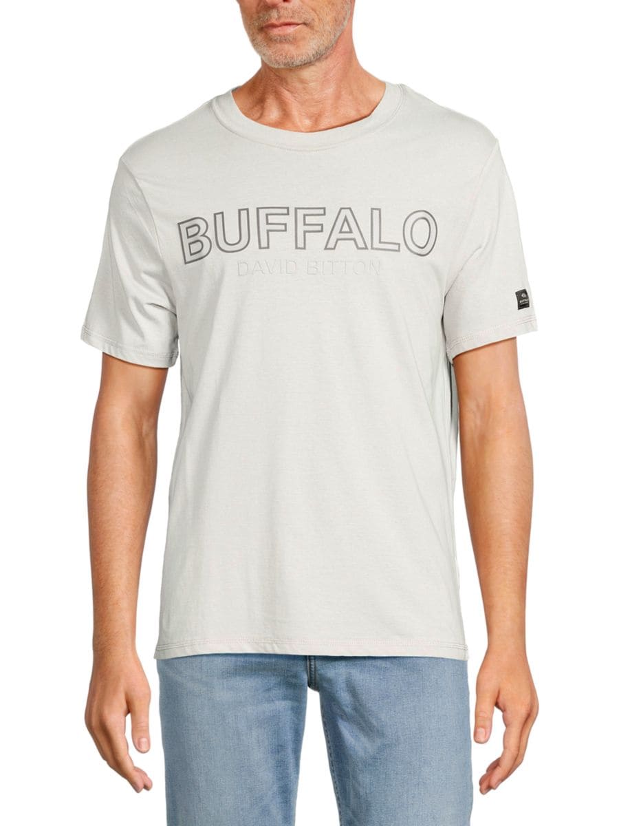 

Футболка с логотипом Nicolay BUFFALO David Bitton, цвет Charlie