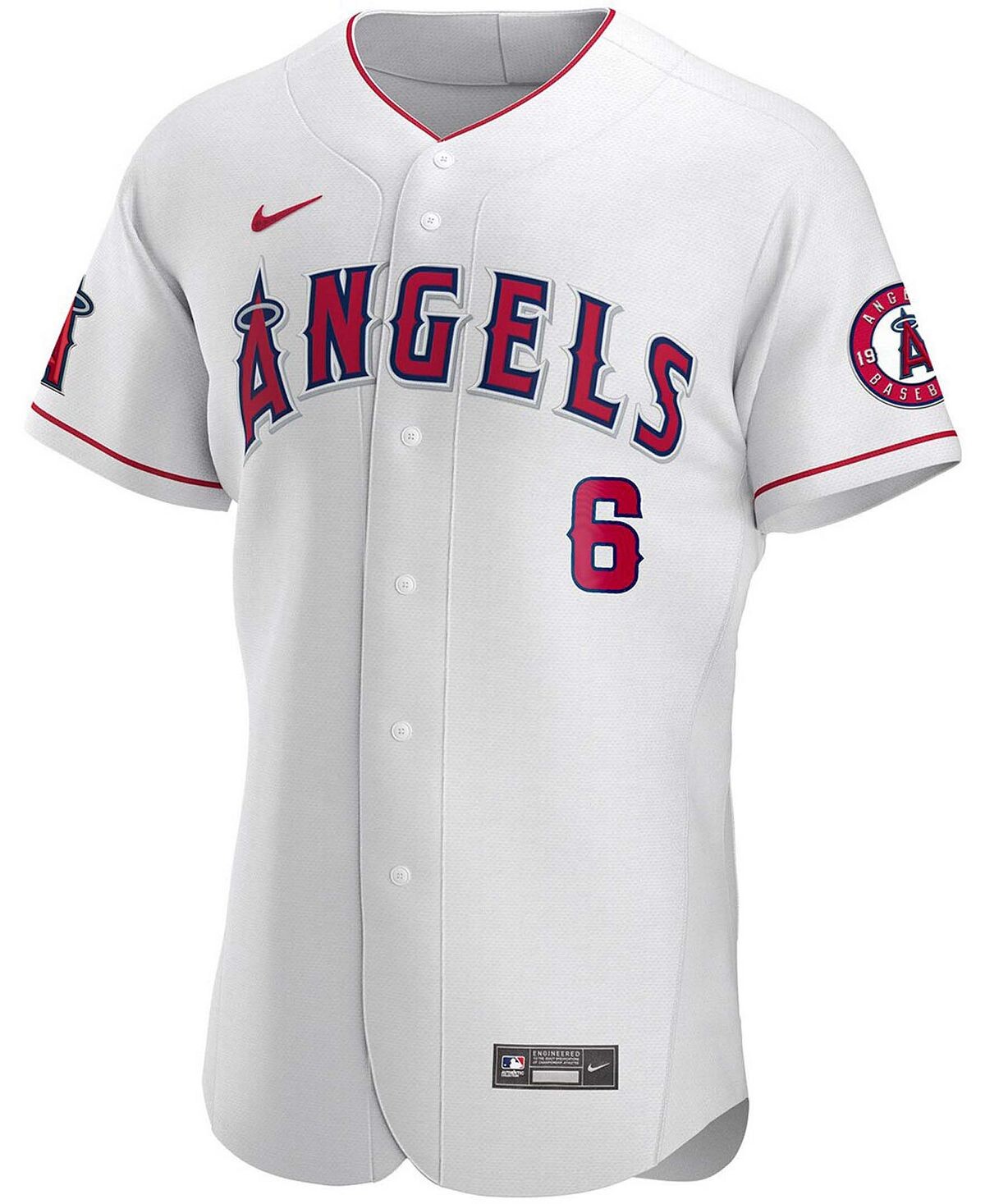 Мужское белое джерси для игрока Anthony Rendon Los Angeles Angels Authentic Player Nike — фото 3