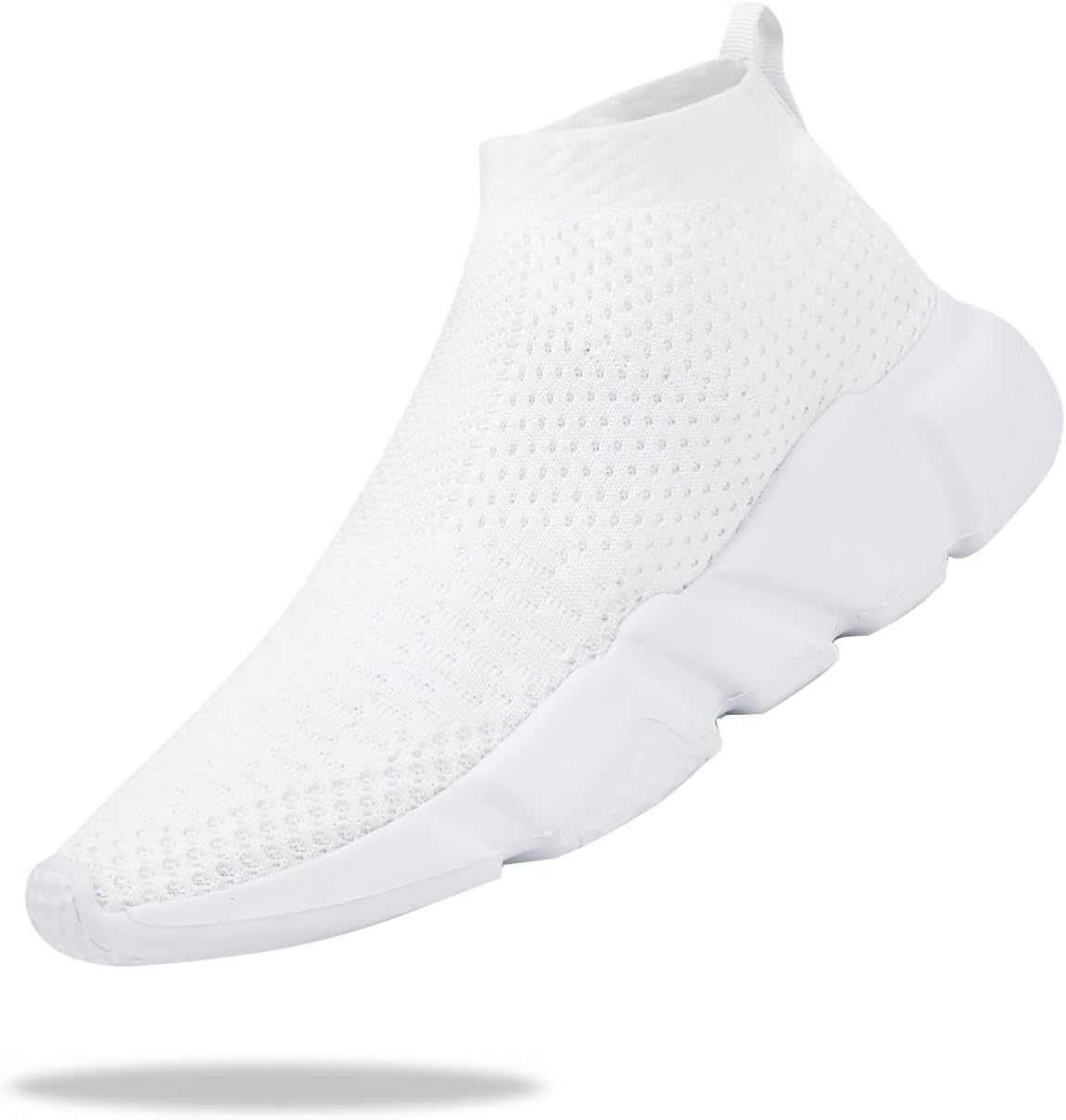 

Детская обувь Santiro для мальчиков, носки-туфли для девочек, дышащие вязаные слипоны, белый