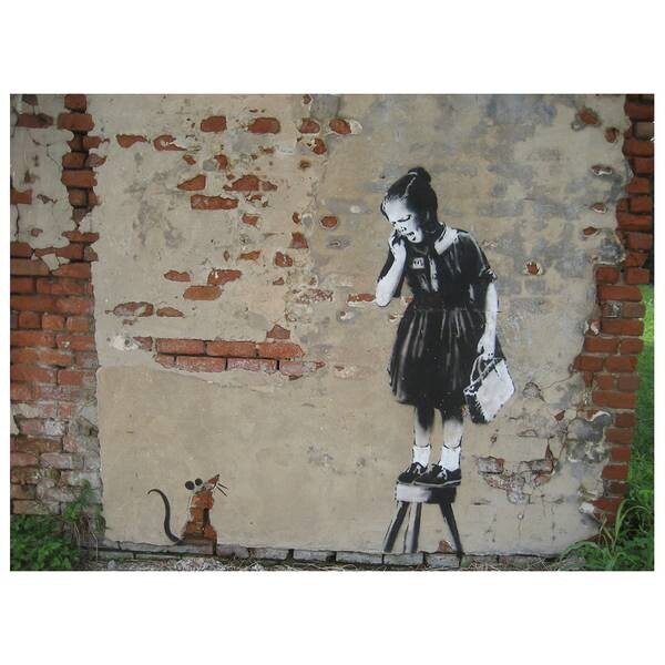 

Картина на холсте LegendArte Girl and Mouse, многоцветный