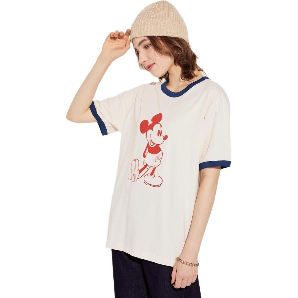 Футболка Uniqlo унисекс молочно-белая — фото 2