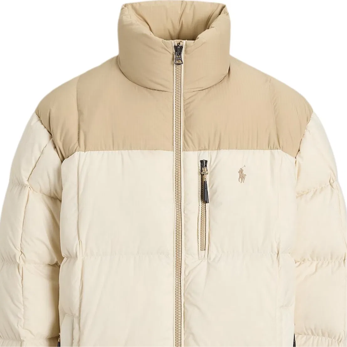 Утепленная куртка Polo Ralph Lauren, Brown & Andover Cream — фото 3