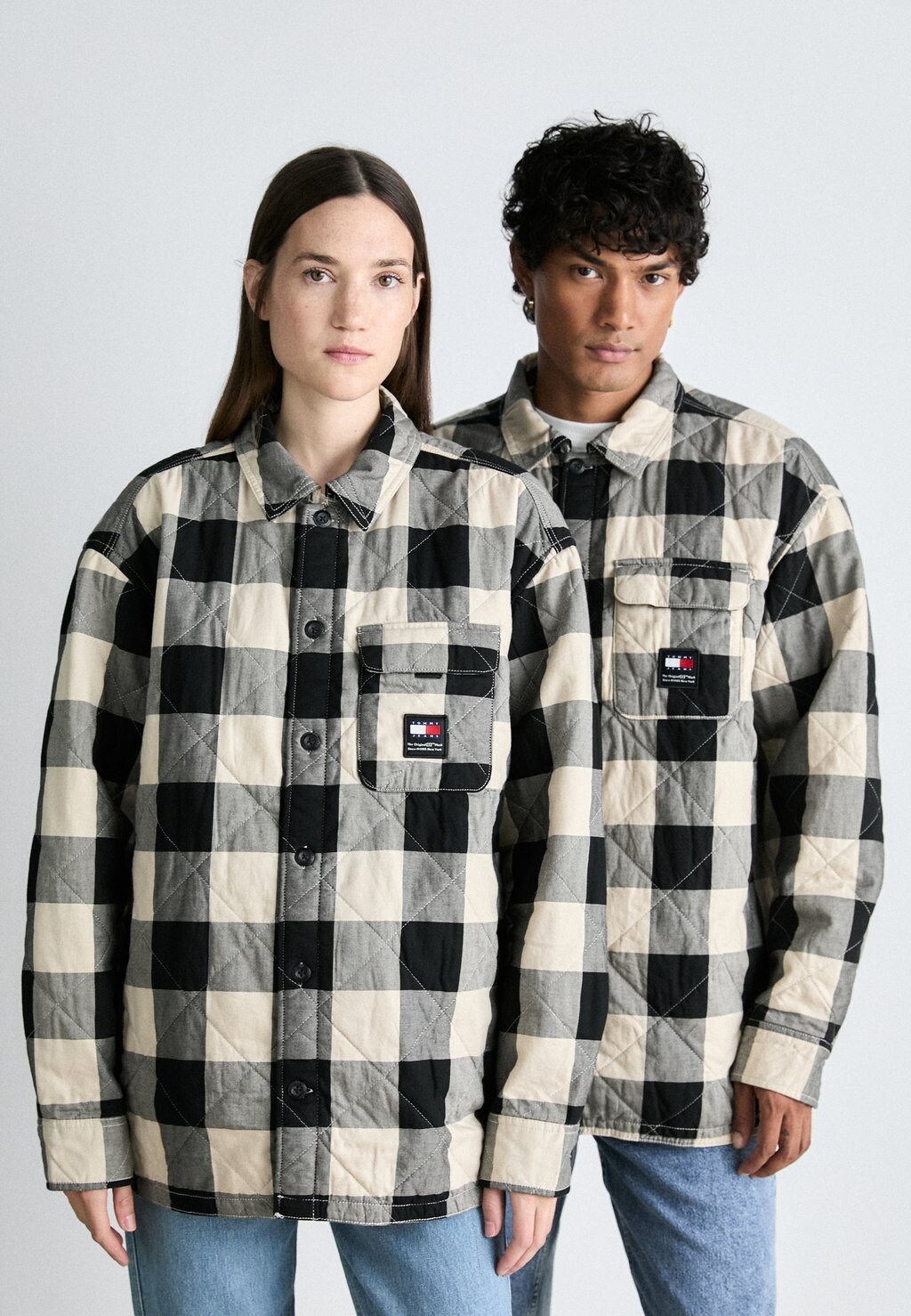 

Легкая куртка LINED CHECK UNISEX Tommy Hilfiger, черный