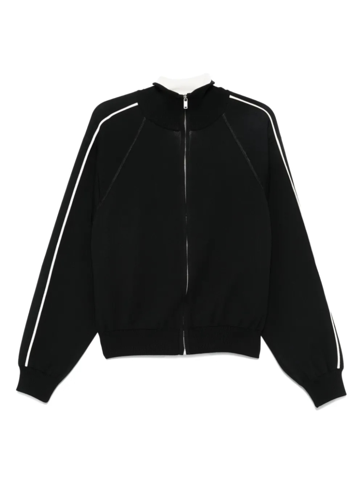 

Спортивная куртка с полосками по бокам Jil Sander, черный