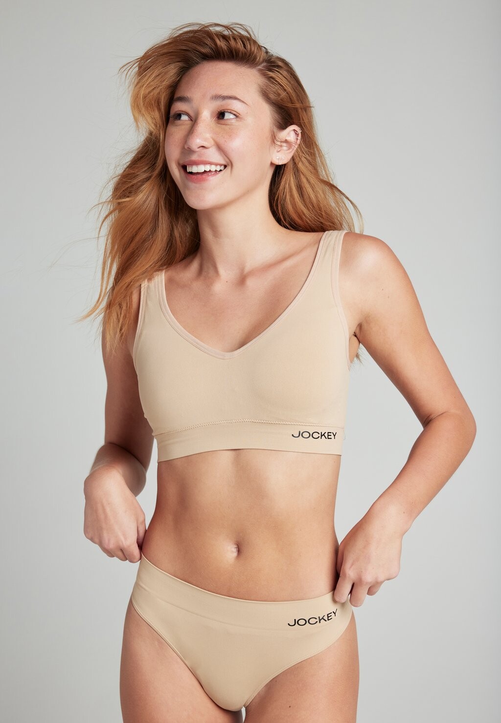 

Стринги SEAMFREE Jockey, бежевый