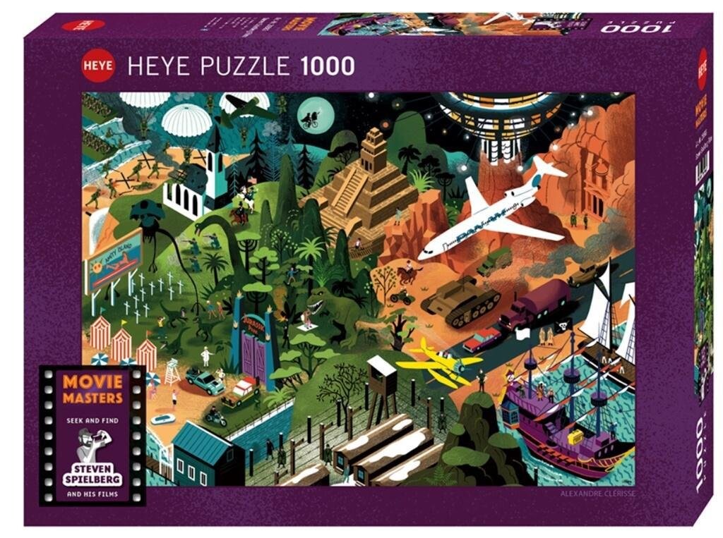 

Эй, пазл, фильмы Стивена Спилберга, 1000 шт. Heye