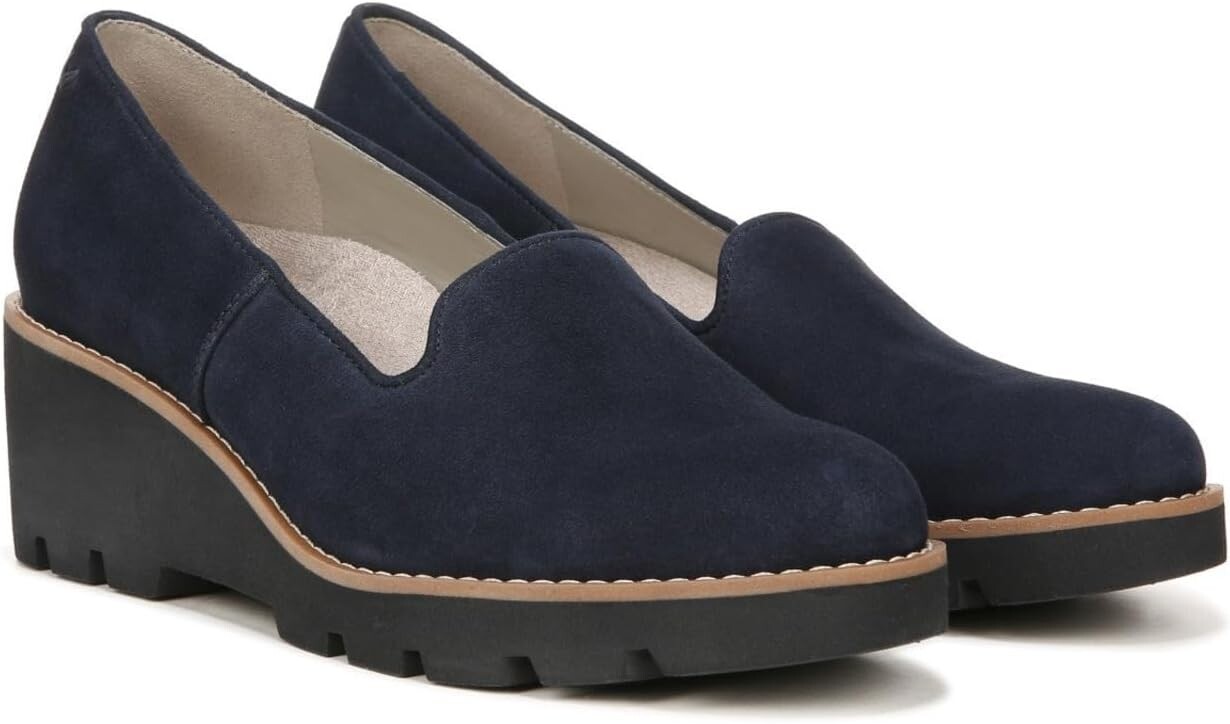 

Туфли на танкетке Willa Wedge VIONIC, цвет Navy Suede