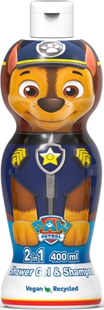 

Гель для душа и шампунь 2в1 для детей Nickelodeon Paw Patrol Shower Gel & Shampoo, Chase 400 ml