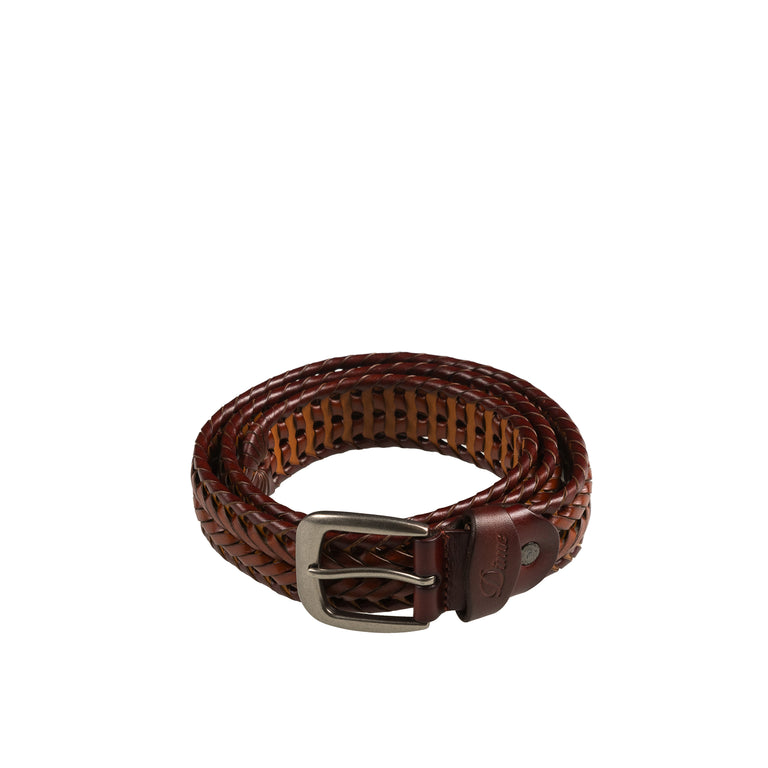 

Ремень braided leather belt Dime, коричневый