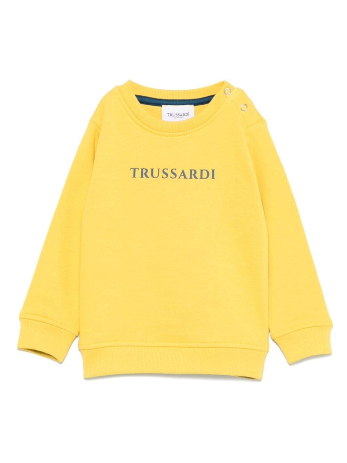 

TRUSSARDI JUNIOR толстовка с логотипом, желтый