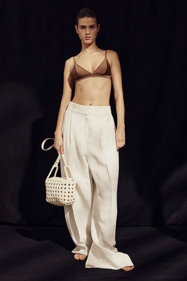 

Мягкий лиф бикини с треугольными чашечками H&M, коричневый