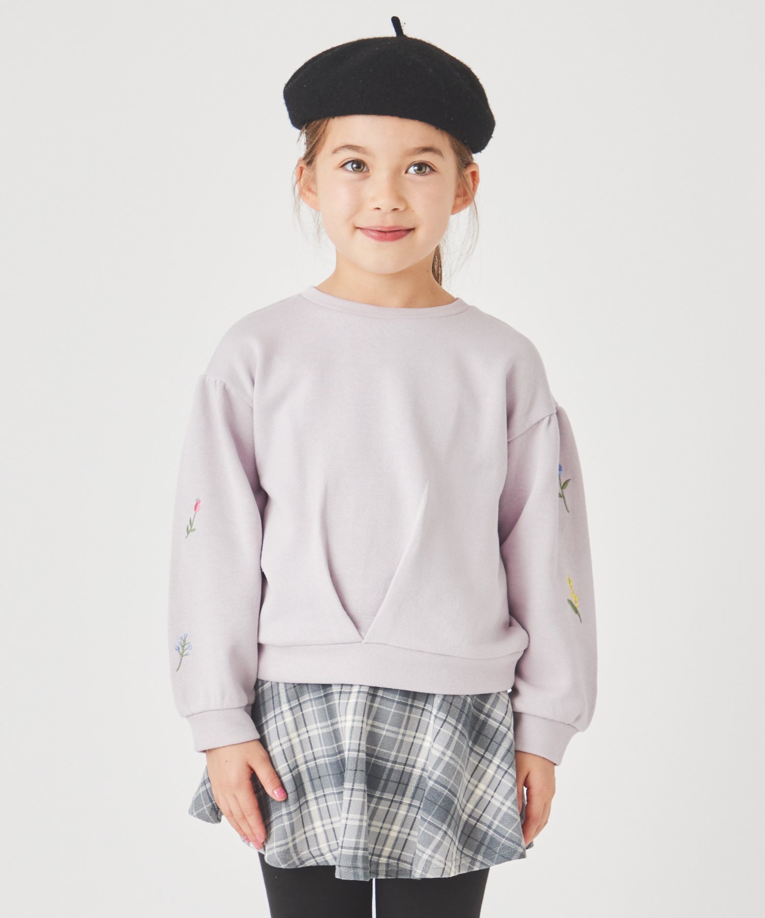 Толстовка с вышитыми рукавами Ever Closet, Lavender