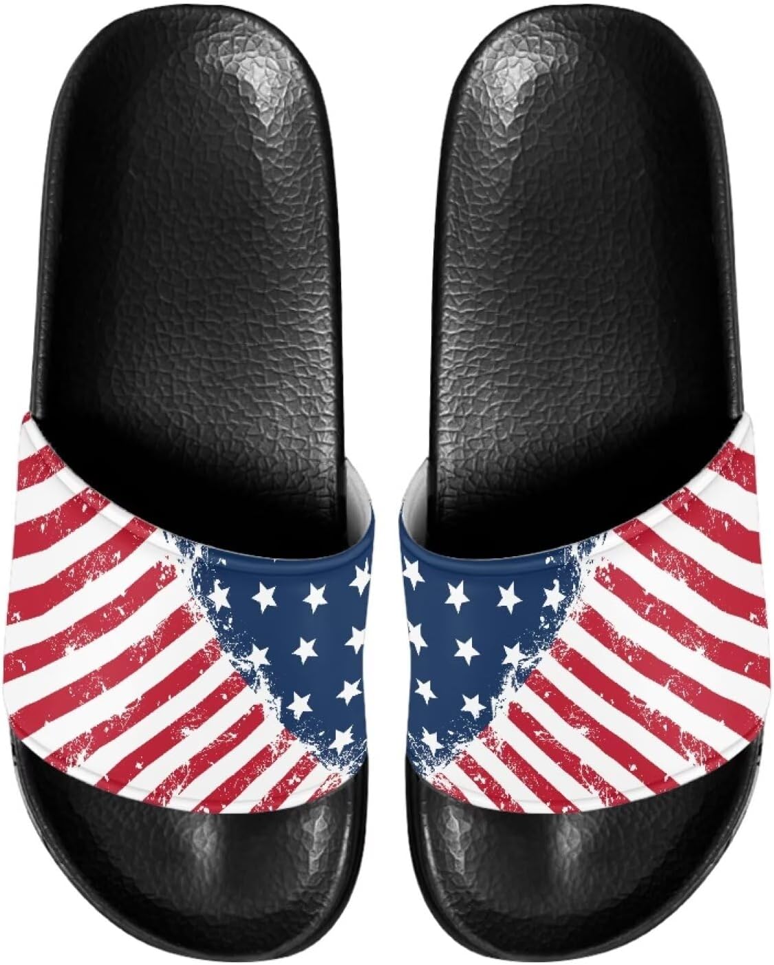 

Спортивные сандалии с открытым носком Psesaysky, Usa Flags Print