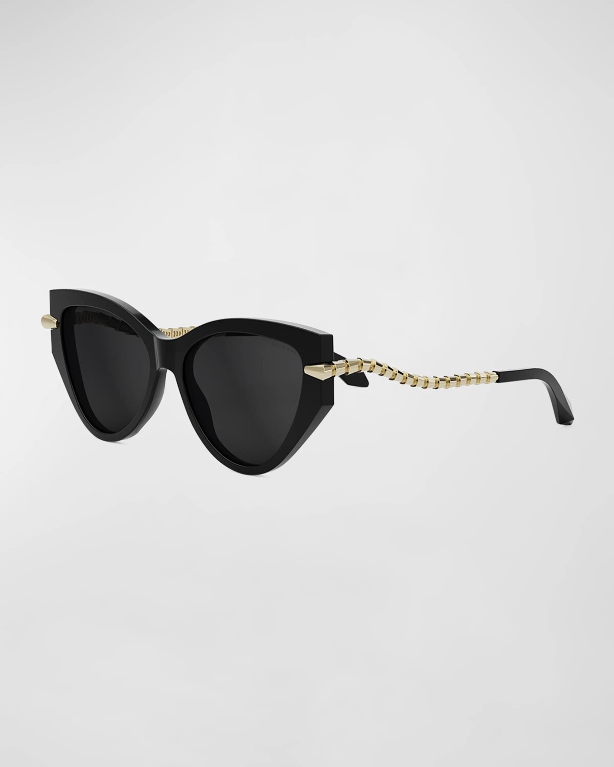 

Солнцезащитные очки Serpenti «кошачий глаз» BVLGARI, цвет Black