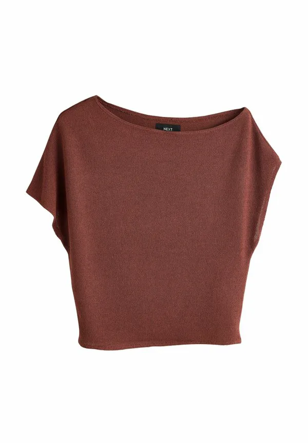 

Обычная футболка свободного кроя, базовая модель. Next, Chocolate Brown, Коричневый, Обычная футболка свободного кроя, базовая модель. Next, Chocolate Brown