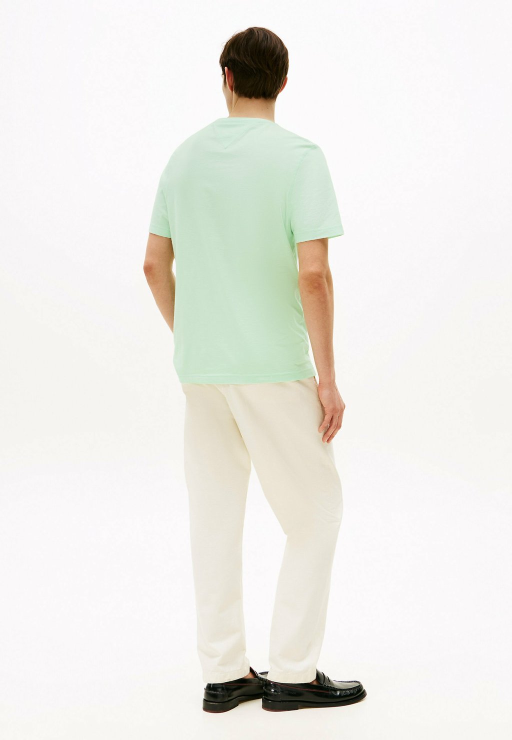 Футболка с принтом LOGO CREW NECK Tommy Hilfiger, светло-зеленый — фото 3