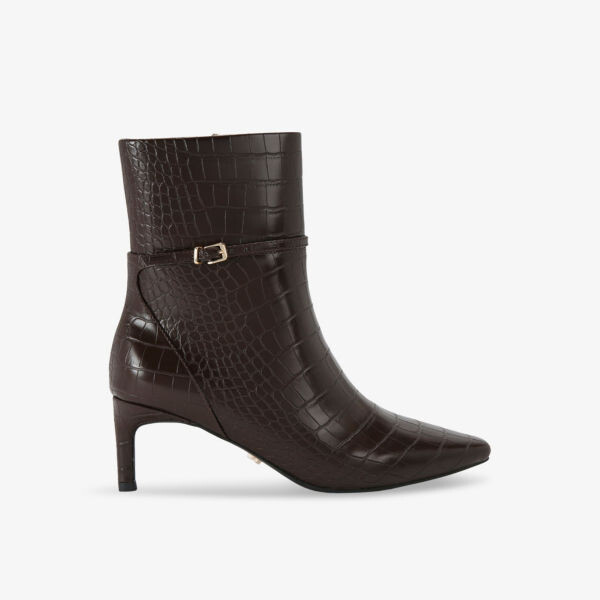 

Ботильоны из искусственной кожи на каблуке с декоративными ремешками Impress Carvela, коричневый