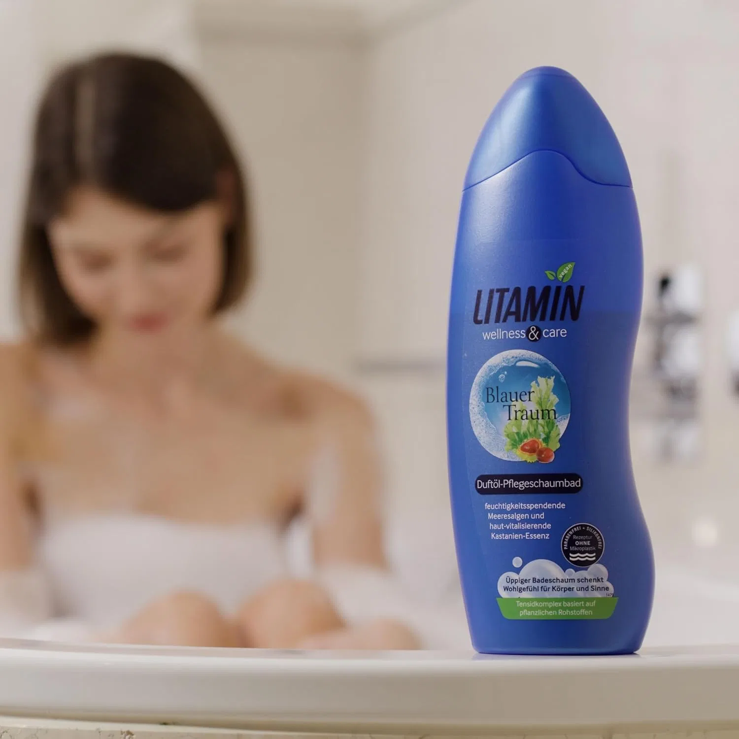 Пена для ванн LITAMIN Blauer Traum с водорослями и каштаном, 750 мл Litamin — фото 3