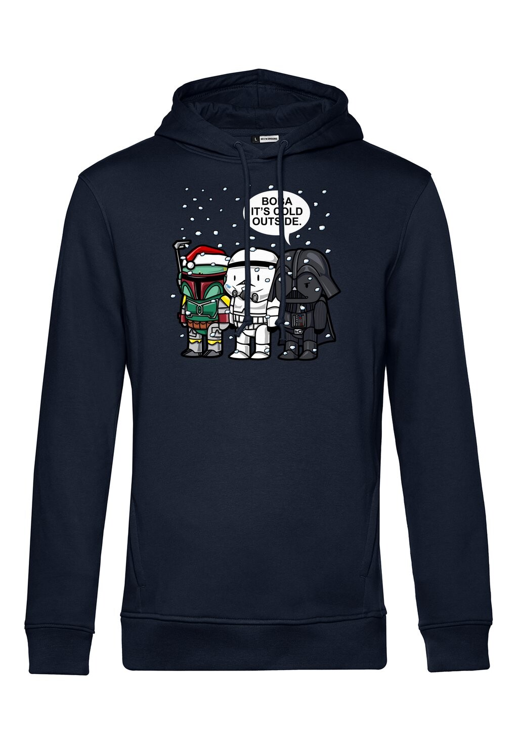 

Толстовка с капюшоном STAR WARS: CLASSIC BOBA IT'S COLD Star Wars, темно-синий