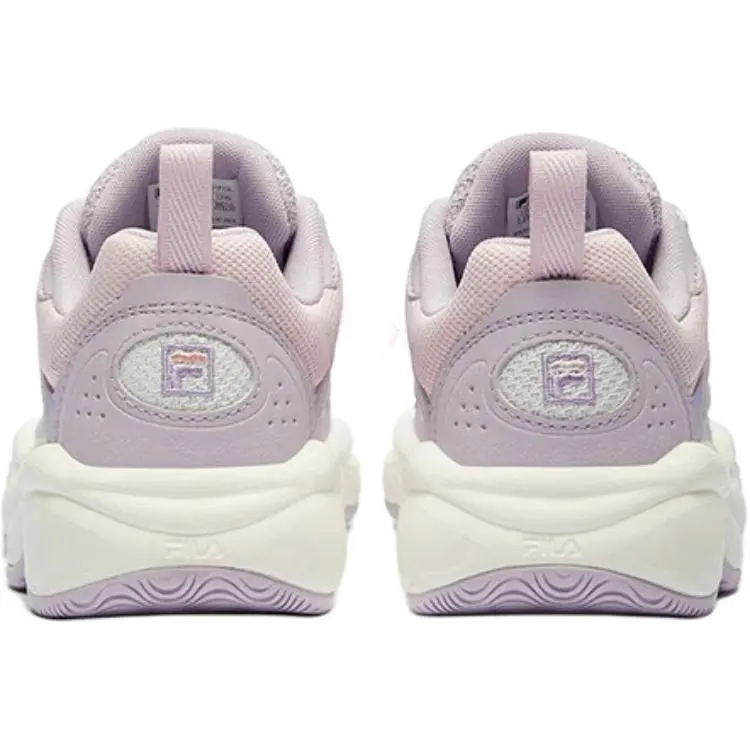 FILA KIDS BOA Rebound Low Top детские баскетбольные кроссовки Light Lavender Purple для подростков — фото 4