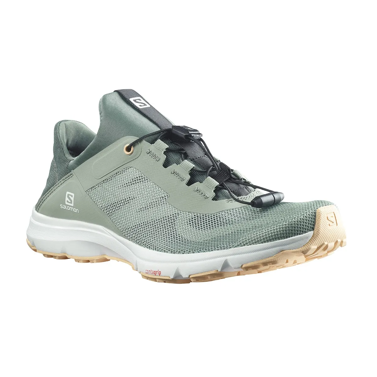 

Женские треккинговые кроссовки Amphib Bold 0 Salomon, зеленый