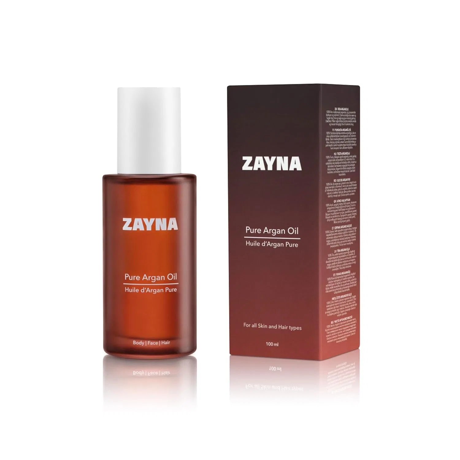 Органическое аргановое масло ZAYNA Pure Argan Oil 100 мл Zayna