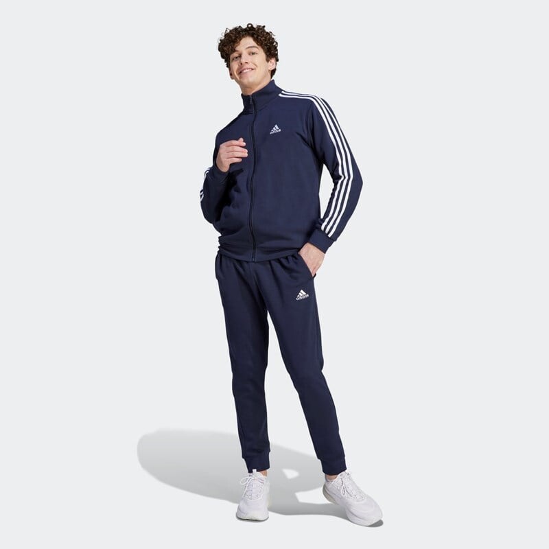 

Мужской спортивный костюм базовый 3-полоски Adidas, белый