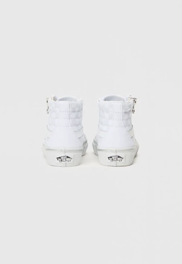 Sk8 hi reissue унисекс высокие кроссовки Vans, Metallic Silver-Coloured/True White — фото 3