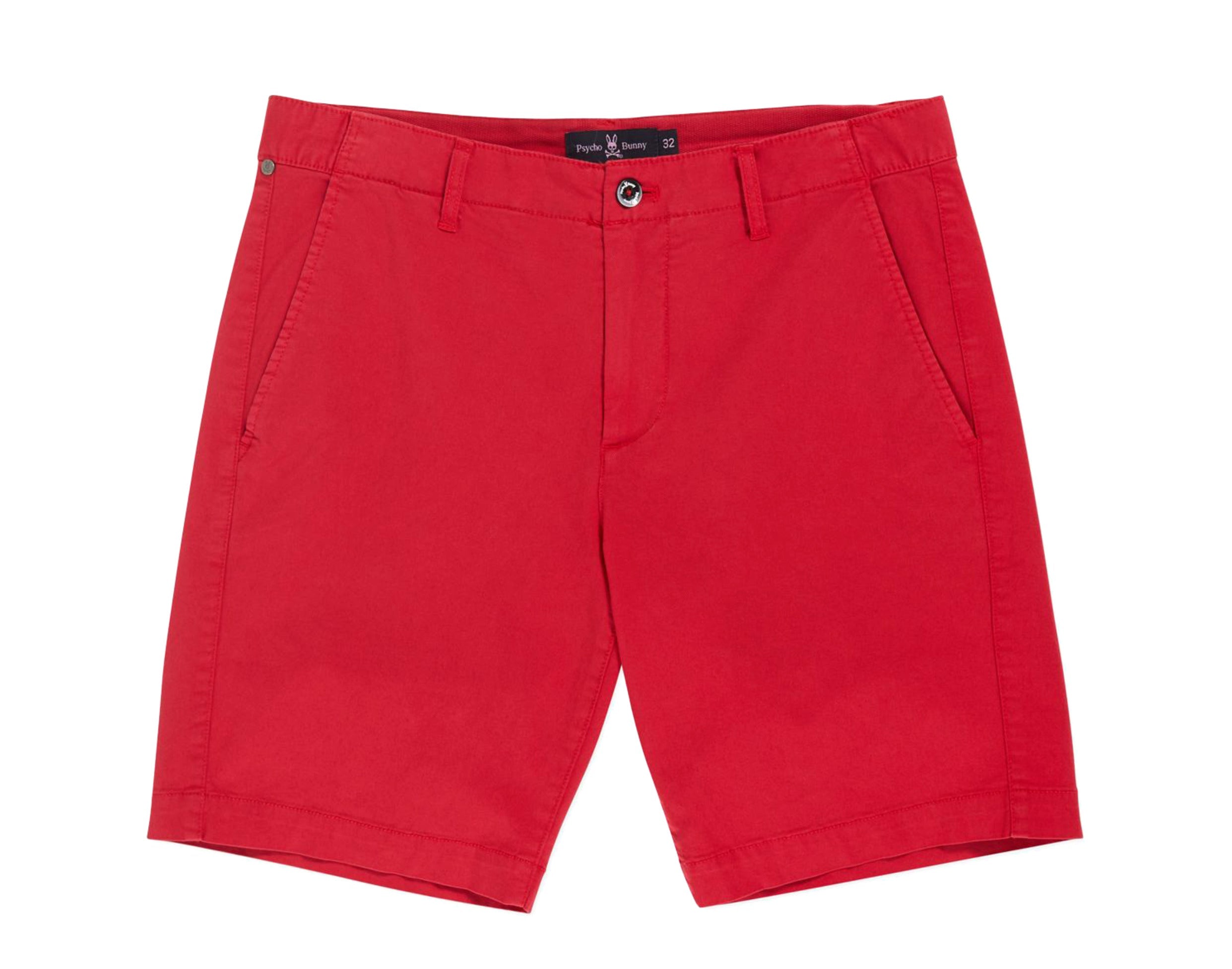 

Шорты мужские Psycho Bunny Diego Brilliant Red B6R790N1CE-BRI