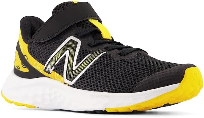 Детские кроссовки для бега New Balance Fresh Foam Arishi V4, черный/оранжевый — фото 4