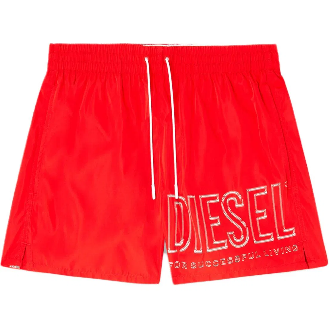 Плавки с логотипом и шнурком DIESEL красные