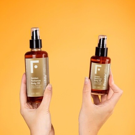 Freshly Cosmetics Масло для тела Golden Radiance Увлажняющее масло для тела Масло от растяжек для тела и беременных 200 мл — фото 2