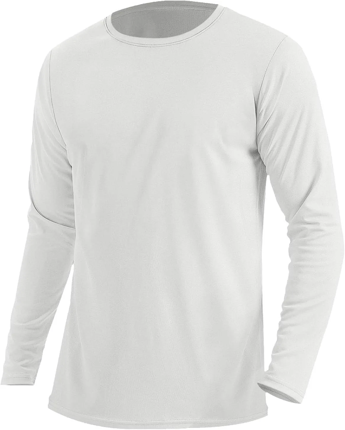 

Мужская футболка с длинным рукавом и круглым вырезом, Casual, Quick Dry, Slim Fit