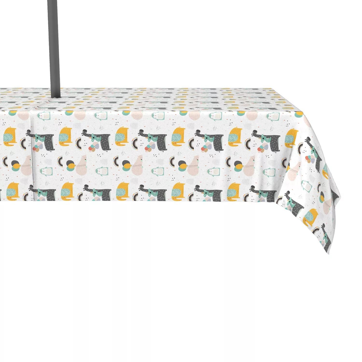 

Водоотталкивающий материал, для улицы, 100% полиэстер, 60x120 дюймов, Party Animals