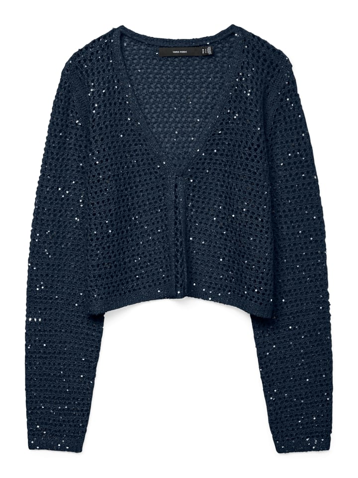 

Кардиган Vero Moda, цвет cardigan 'leilani glitter' marineblau