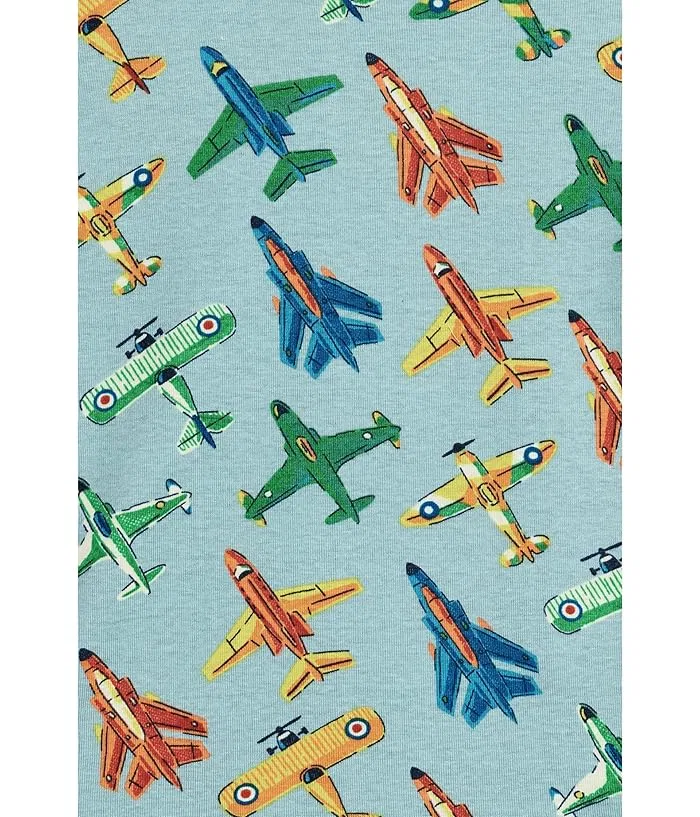 Пижама шорты с принтом самолетов Hatley Kids, Sterling Blue — фото 3