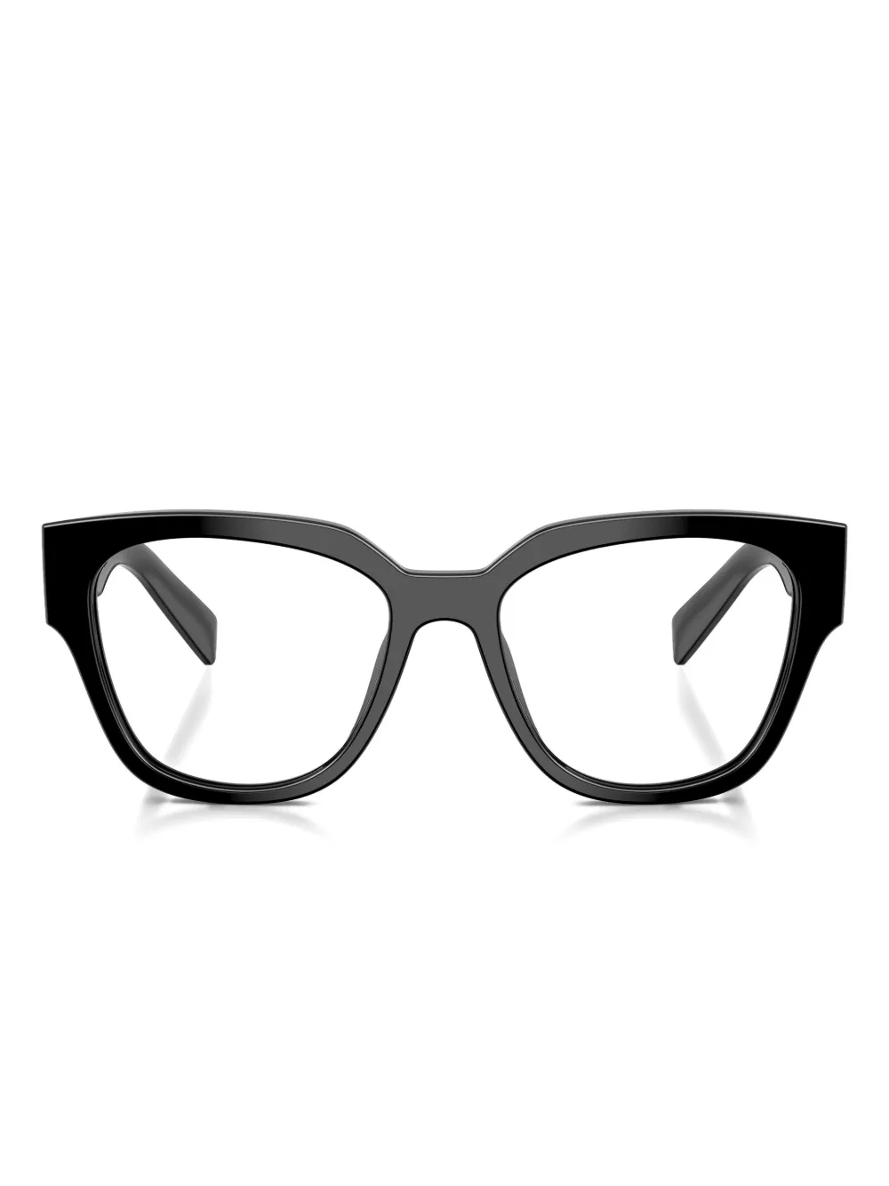 

Круглые очки в форме кошачий глаз Prada, черный