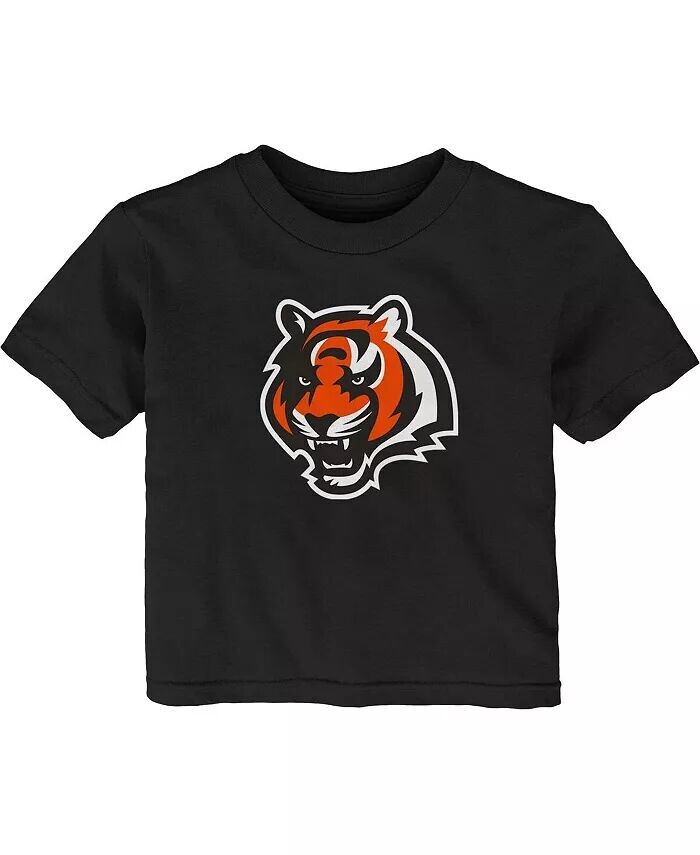 

Черная футболка с логотипом Cincinnati Bengals Primary для мальчиков и девочек Outerstuff