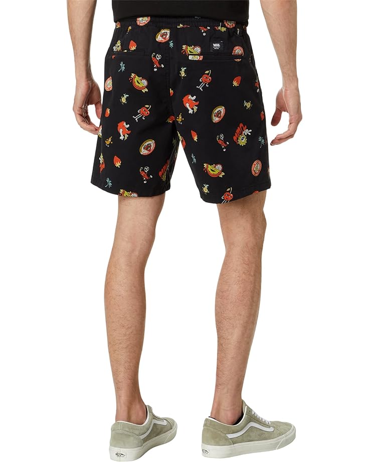 

Шорты Vans Range Relaxed Elastic Shorts, цвет Black/Scarlet Ibis