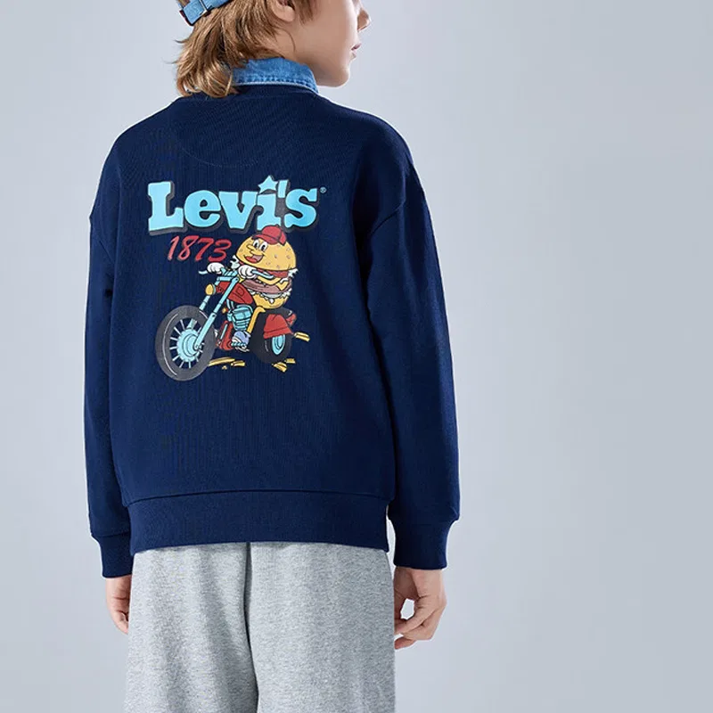 Свитшот детский Levis Candy White — фото 4